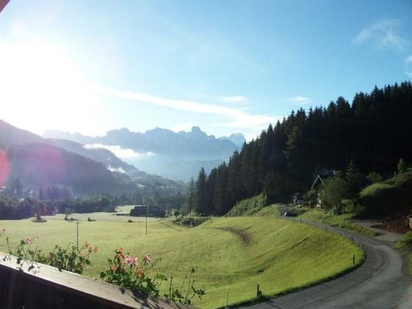Aussicht auf den Gosaukamm