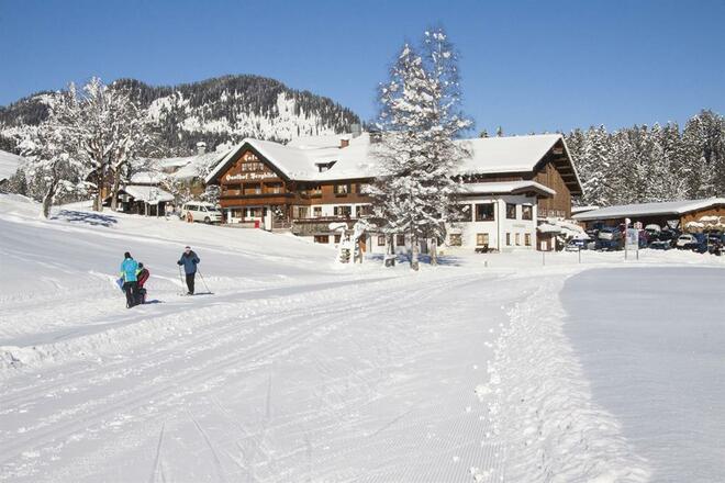 Winter pur - Wanderwege & Loipe direkt am Haus