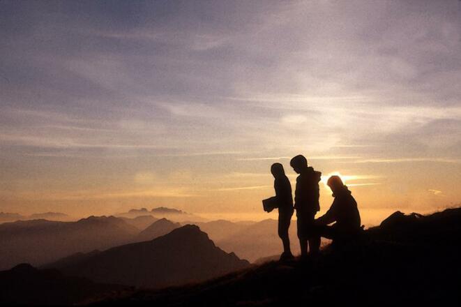 Sonnenuntergg am Ifen