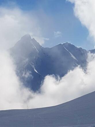 Ausblick Skigebiet Golm (Schwarzhorn)