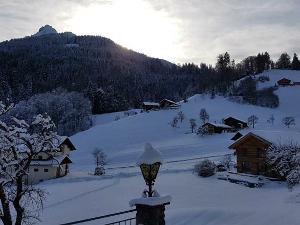 Aussicht vom Garten (Tschaggunser Mittagspitze)