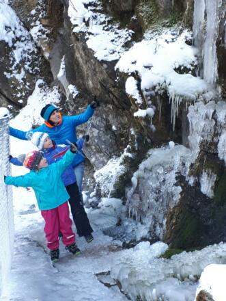 Schluchtweg direkt vom Haus aus begehbar
