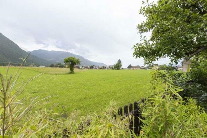 Bergblick von Garten