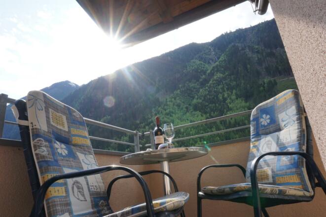 Blick vom Balkon vom Zimmer Aparthaus Aktiv (10)