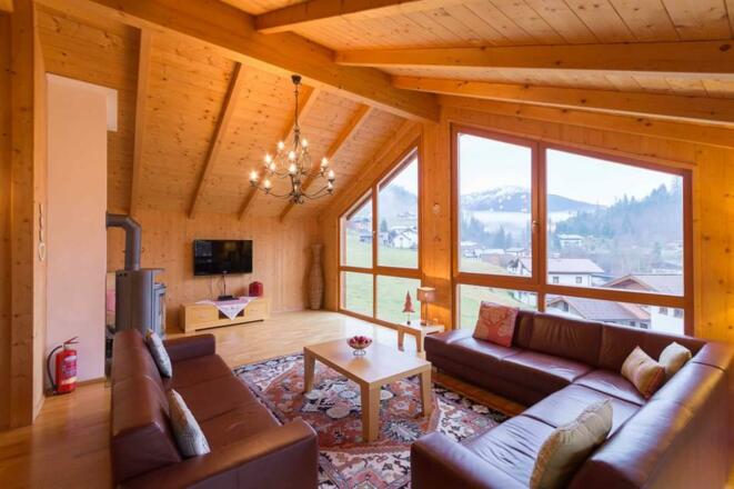 Blick vom Wohnzimmer