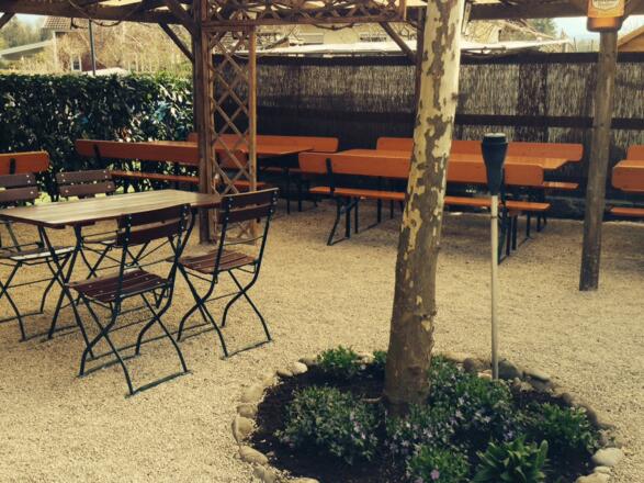 Gastgarten im Gasthaus Stern, Bangs