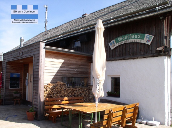Gasthaus zum Überleben direkt am Nordwaldkammweg beim Aufstieg zum Hochficht