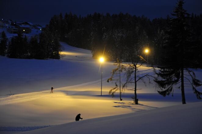 Flutlichtanlage im Nordic Sport Park