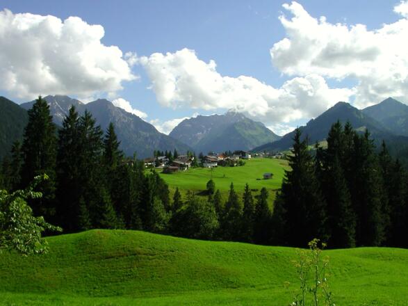 Aussicht vom Balkon