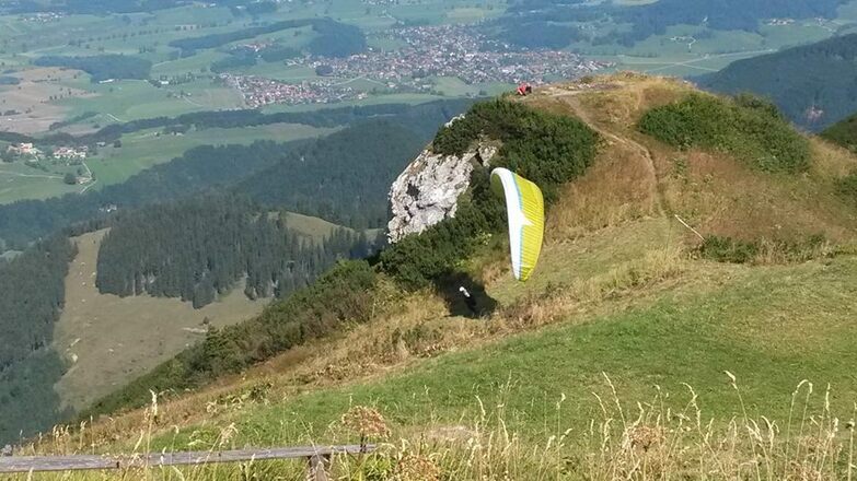 Paraglider am Hochfelln