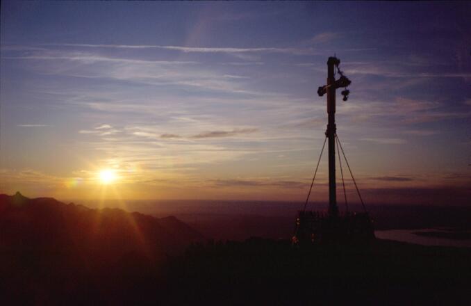 Sonnenuntergang Hochfelln