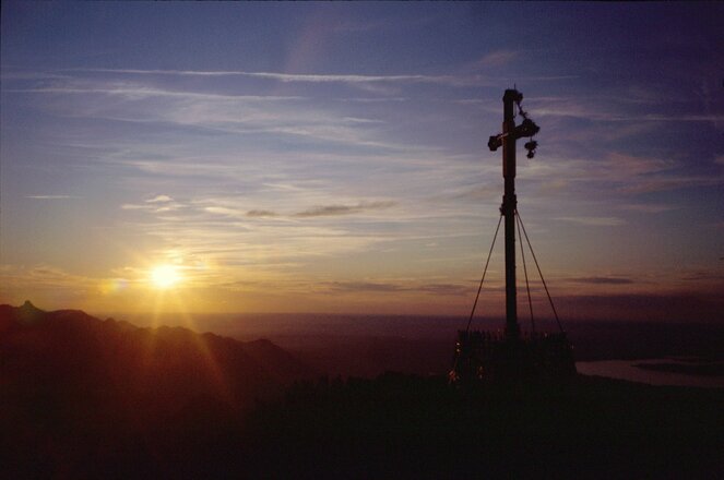 Sonnenuntergang am Hochfelln