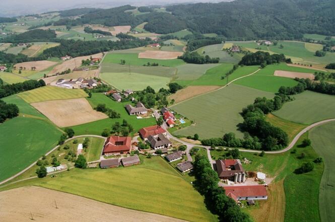 Blick auf Dorf Holzwinden