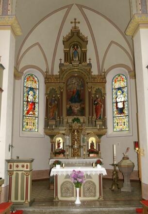 Schröcken, Katholische Pfarrkirche Unsere Liebe Frau Mariä Himmelfahrt 3