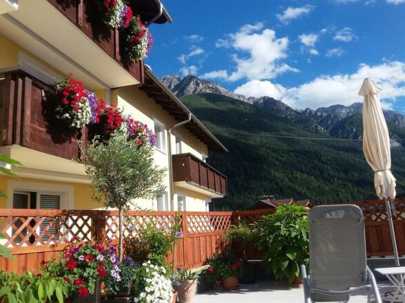 Apartment Alber Blick von Sonnenterrasse