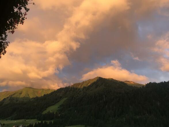Blick Gehrenspitze und Fellhorn