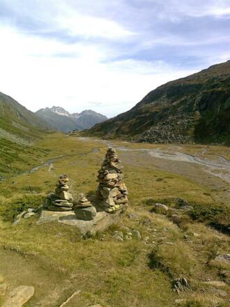 Sicht zur Franz Senn Hütte