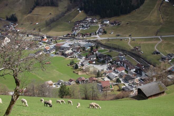 Sicht auf den Ortsteil Lehner