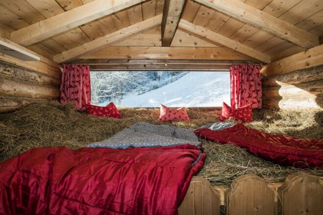 Heubett Übernachtung am Ladestatthof