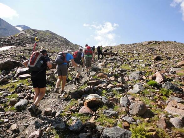 Wanderung mit Gästen