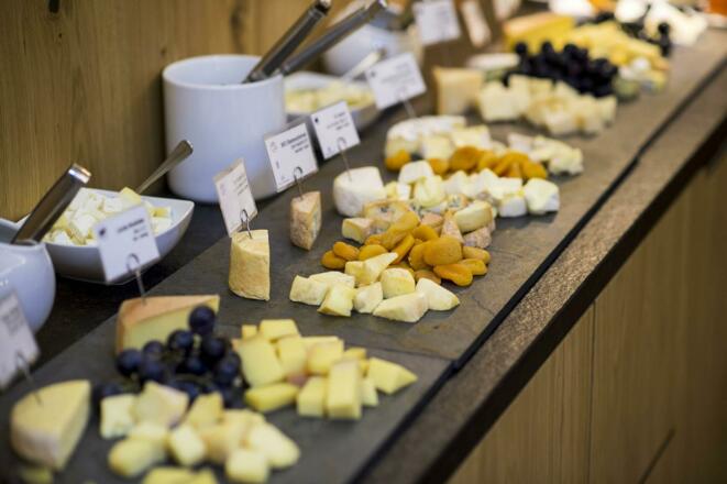 Abendliches Käsebuffet
