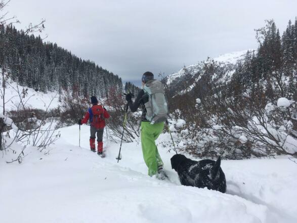 Schneeschuhtour mit Gästen