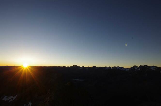 Sonnenuntergang in der Silvretta