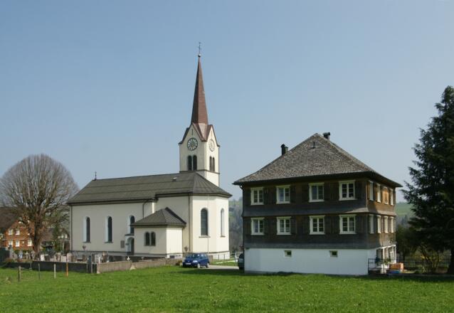 Alberschwende, Expositurkirche Heiliges Herz Jesu Mariä 1