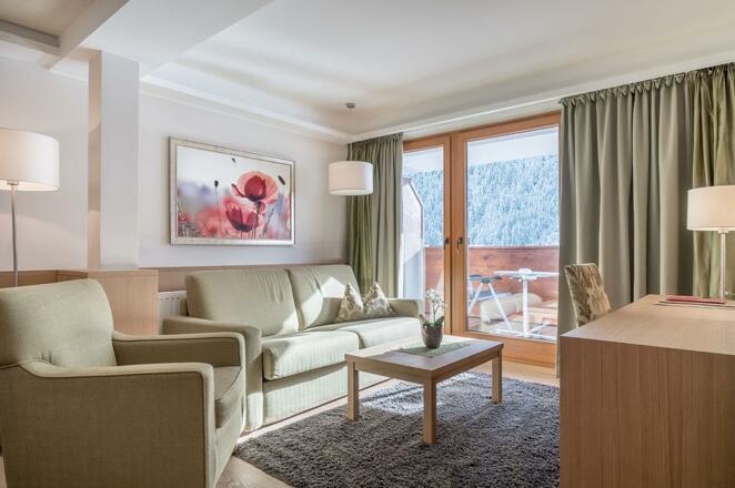 Wohnzimmer Bergzauber-Suite