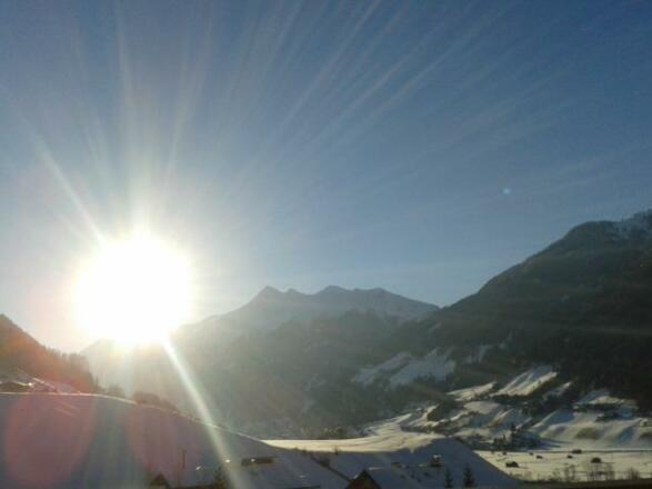 Panoramaausblick im Winter