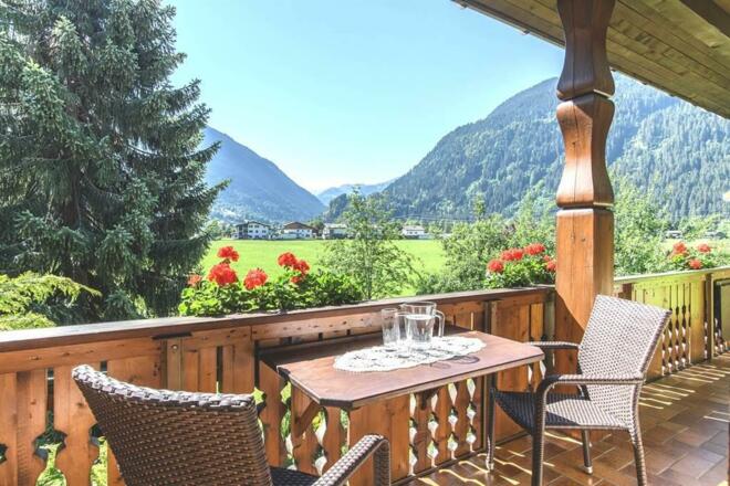 Blick vom Balkon Whng. 35 qm