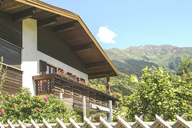 Blick auf Balkon Whng. 45 qm