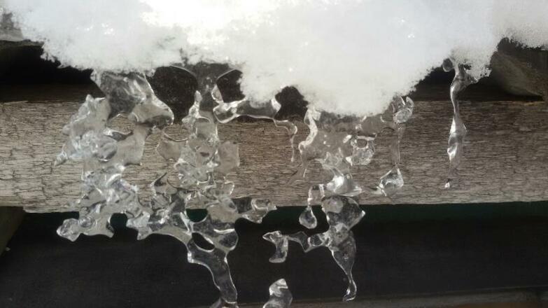 Glücksplatz Mieders Eiskristall Winter