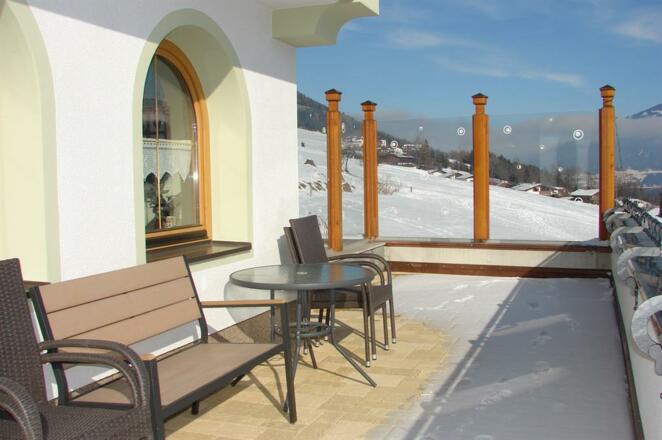 Ferienwohnung Josef Leitgeb Terrasse Winter