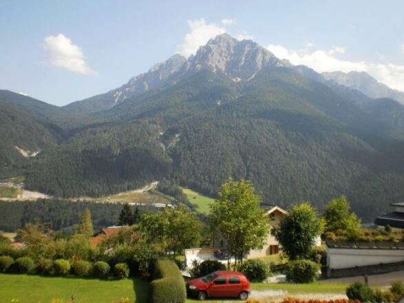 Ferienwohnung Josef Leitgeb Aussicht Serles