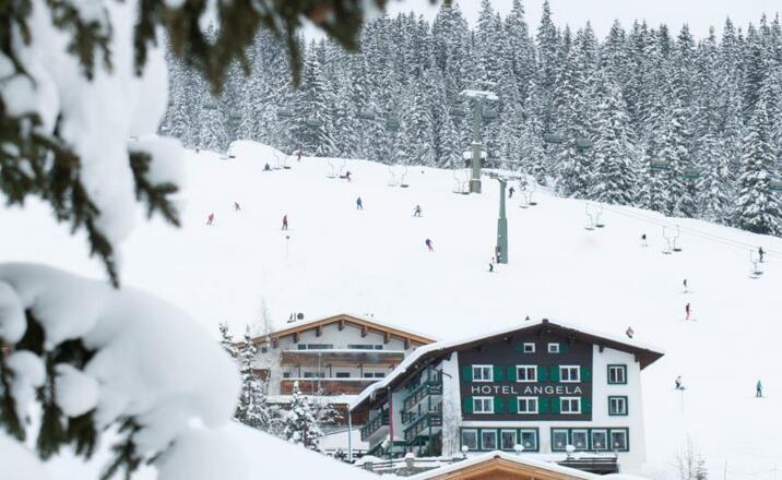 Hotel Angela direkt an der Skipiste