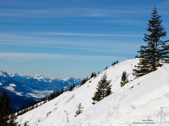 Rückweg: Vor dem Dürrnbachhorn nach Süden hinunter