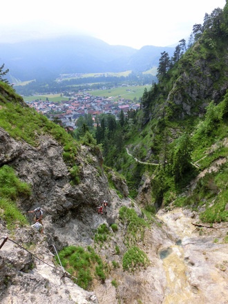 Am Hausbachfall-Klettersteig