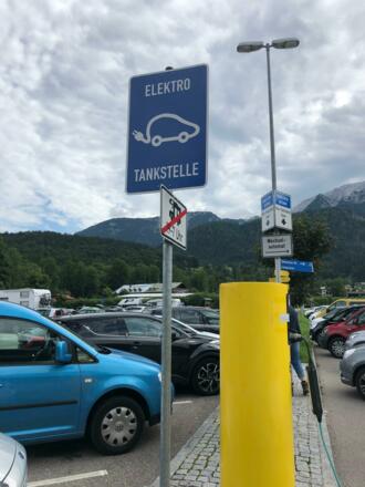 E-Ladestation am Parkplatz Königssee