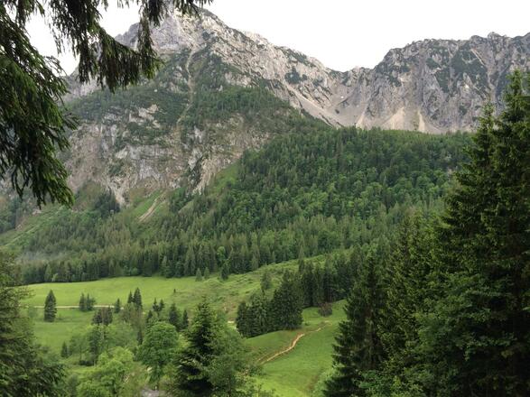 Hochstaufen Inzell mit Gebiet Steineralm