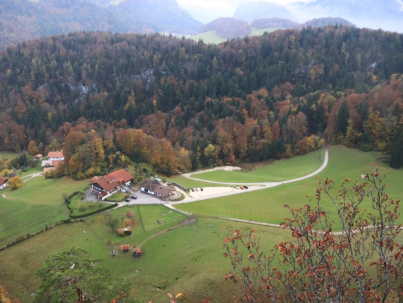 Café s´Bamstoa von oben