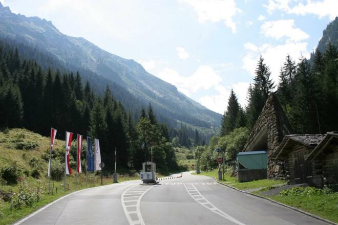 Mautstelle Silvretta Hochalpentraße