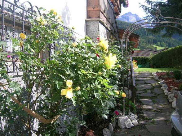 Haus Raffl Sonja Garteneingang