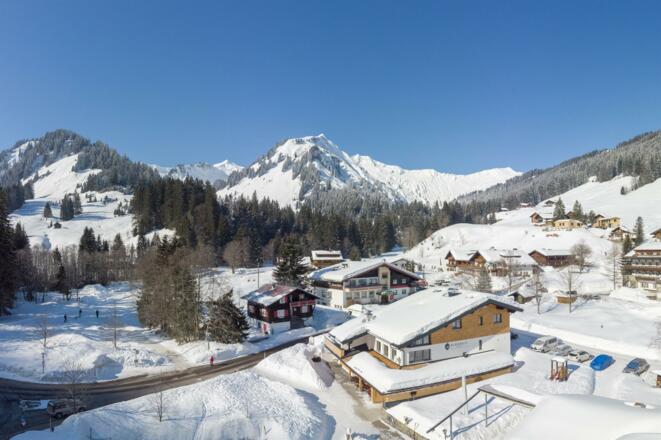 Winter im Bergchalet