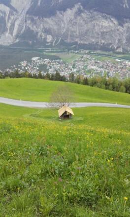 Holzstadl unterm Haus