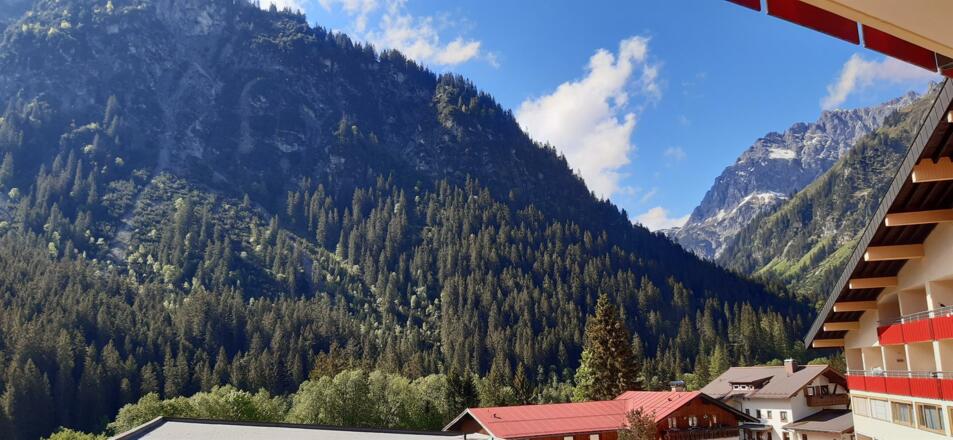Bergblick vom Balkon