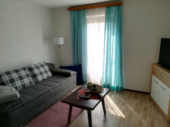 Wohnbereich Ferienwohnung Dahoam