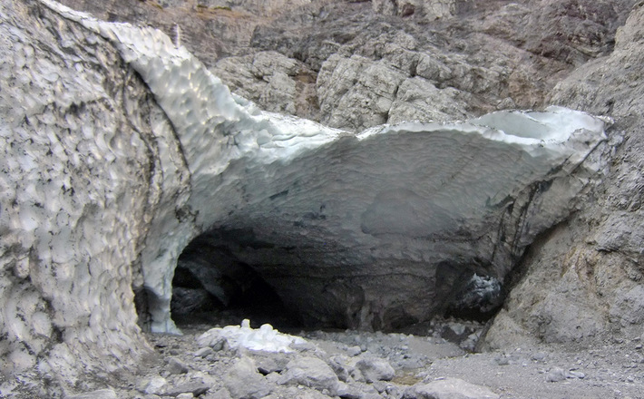 Blick in die Eiskapelle © Ann-Kathrin Helbig