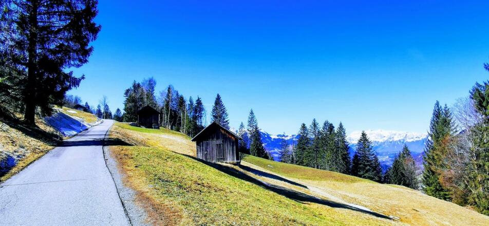 Im Frühjahr nach Ludescherberg