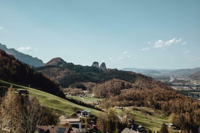 Natur Dürrnberg Barmsteine u Salzach